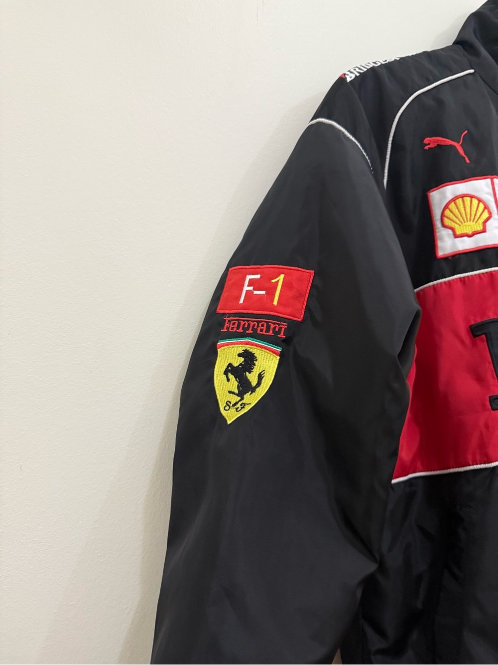 Ferrari Black and Red Racing Bomber Jacket - Picture 5 of 7